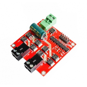 HS2074 7A/160W dual DC motor drive module, high power industrial grade reverse PWM speed regulation L298 logic 