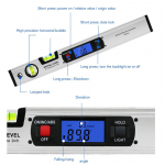 HS2117 400mm 360 degree Digital Protractor Inclinometer Electronic Level Angle Finder Test Ruler