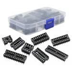 HS2133 66Pcs/Lot DIP IC Sockets Adaptor Solder Type Socket Kit 6,8,14,16,18,20,24,28 Pin