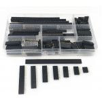 HS2155 120Pcs 2.54mm Straight Single Row PCB Board Female Pin Header  Assortment Kit