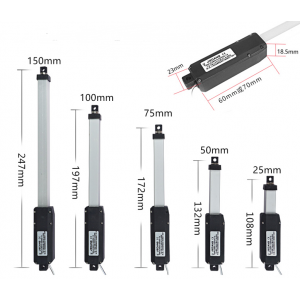 HS2160 12V Micro Linear Actuator 60N 15mm/S