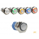 HS2187 3-6V 12V 24V 220V Waterproof Metal Push Button Switch Ring LED 12mm/16mm/19mm/22mm