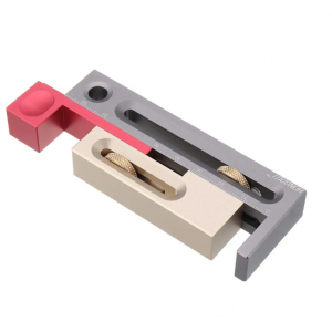 HS2260 Table Saw Slot Adjuster Mortise and Tenon Tool Woodworking Movable Measuring Block