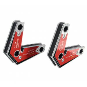 HS2272 2pcs/pack Dual-Use Strong Welding Corner Magnet/Neodymium Magnetic Holder Twin Pack WM3-6090S
