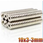 HS2281 100pcs Powerful Round Magnets 10×3-3mm