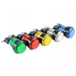 HS2283 32mm Arcade Button 5 Colors LED Light Lamp
