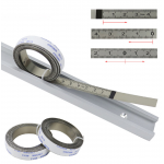 HS2285 1/2/3M Stainless Steel Miter Track Tape Measure Self Adhesive Metric Scale Ruler 