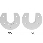 HS2296 V5 V6 Aluminum Mount Plate U-shaped For Hotend J-head Hot End Part 