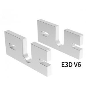 HS2297 Hot End Aluminum Mount Plate For J-Head DIY Hot End Oxidation Treatment Aluminum Block