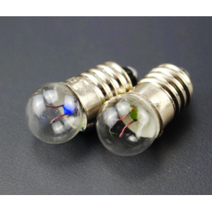 HS2369 50pc 2.5V 3.8V Experiment Small Light Bulb for Old-fashioned Flashlight E10 Lamp 
