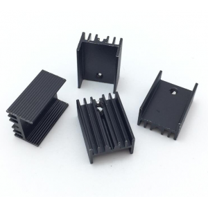 HS2420 100pcs TO-220 Heatsink TO-220 Heat Sink Transistor Radiator 20*15*10MM