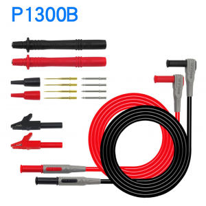 HS2481 P1300 Series Replaceable Multimeter Probe Probes Test Hook&Test Lead kit kits 4mm Banana Plug Alligator Clip Test Leads