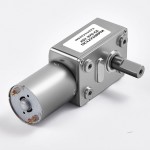 HS0309 DC 6V/12V/24V Reversible High torque Turbo Worm Gear Motor JGY370 