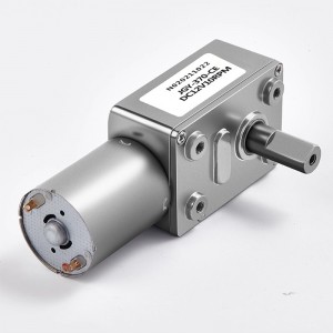 HS0309 DC 6V/12V/24V Reversible High torque Turbo Worm Gear Motor JGY370 