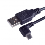 HS2542 Micro USB cable Right Angle Elbow 1M