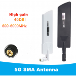 HS2572 Wide range 600~6000Mhz Flexible Fold wireless router 2G 3G GSM GPRS 4G 5G Hign Gain 40dBi LTE signal booster WIFI Antenna