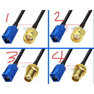 HS2580 FAKRA to SMA 30cm