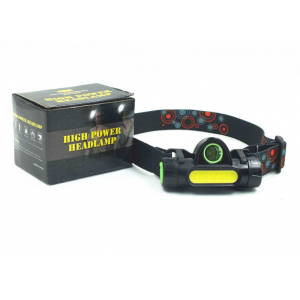 HS2581 Rechargeable COB Headlamp with 1200mAh Built-in Battery