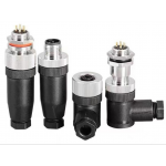 HS3020 M12 waterproof Socket connector  4P/5P/8P/12P