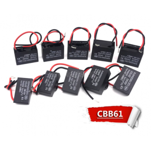 HS2630 CBB61 0.8UF 1UF 1.2UF 1.5UF 2UF 2.5UF 3UF 3.5UF 4UF 4.5UF starting capacitance AC Fan Capacitor igmopnrq 450V CBB Motor Run Capacitor