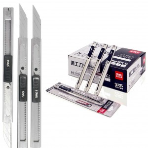 HS2646 Deli-2034 art knife 24pc