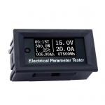 HS2688 100V/20A 7in1 OLED Multifunction Tester Voltage Current Time Temperature Capacity Voltmeter Ammeter Electrical Parameter Meter