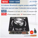 HS2713 ZK-1002M 100W+100W Bluetooth 5.0 potenza scheda amplificatore Audio amplificatore Stereo amplificatore Home Theater AUX USB