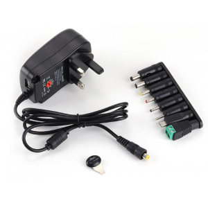 HS2721 3V-12V  AC/DC  Adjustable Power Adapter with USB port