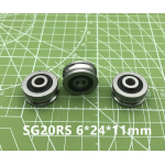 HS2771 Great Chrome Steel  Track Rollers With Gothic Arch Groove Sg20rs Embroidery Machine Bearing