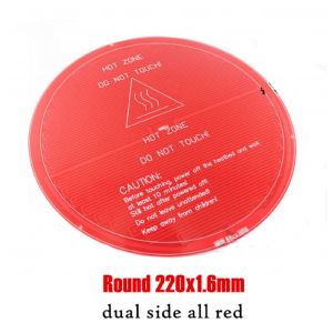 HS2777 MK2Y Round 220mm Heated Bed, print diameter 200mm, PCB 12V 