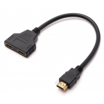 HS2829 HDMI 1 to 2 HDMI male to female splitter cable.