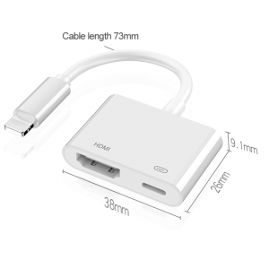 HS2830 Lightning to HDMI converter