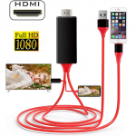 HS2831 Lighting to HD 1080P HDMI Converter cable for HDTV TV Digital Audio Adapter Cable for iphone IOS