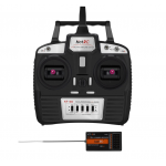 HS2849 HotRC KT-6A 2.4GHz 6CH FHSS Mode2 Transmitter with Receiver for RC Drone Airplane Car Boat