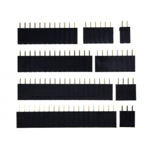 HS2903 2.54mm Pitch Single Row Female 2~40P PCB socket 100pcs