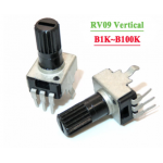HS2921 200PCS/bag RV09 Vertical Adjustable Resistor Potentiometer 1k 2k 5k 10k 20k 50k 100k