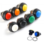 HR0589 10pc PBS-33B 12mm  Momentary Push Button