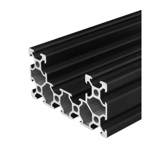 HS1643 Black 4080 V-SLOT C-Beam Aluminum Profiles Extrusion Frame For CNC 25cm/30cm/40cm/50cm/100cm