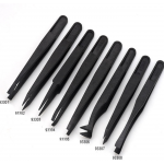 HS3009 8pcs Anti-static Electronic Plastic Tweezers kit