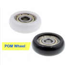 HS3061 625ZZ POM Bearings Passive Round Roller Wheel with Kossel Nylon Plastic Wheel 5x21.5x7mm for 3D Printer Parts