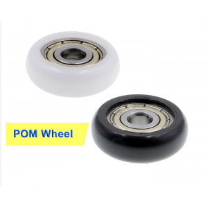 HS3061 625ZZ POM Bearings Passive Round Roller Wheel with Kossel Nylon Plastic Wheel 5x21.5x7mm for 3D Printer Parts