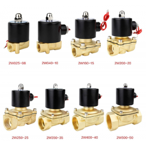 HS3128 DN8  1/4"  Electric Solenoid Valve Normally Closed Pneumatic for Water 12V/24V/110V/220V