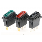 HS3147 KCD3 waterproof rocker switch with light 3Pin 2Positon