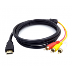 HS3184 HDMI-Compatible Male to 3 RCA Video Audio AV Adapter Cable