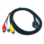 HS3187 USB Female to 3RAC Audio Adapter Cable 1.5M