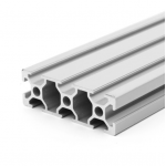 HS3222 Silver 2060 T-Slot Aluminum Profiles Extrusion Frame For CNC 25cm/30cm/40cm/50cm/100cm