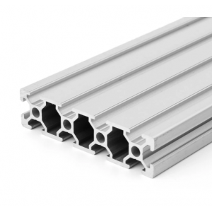 HS3223 Silver 2080 T-Slot Aluminum Profiles Extrusion Frame For CNC 25cm/30cm/40cm/50cm/100cm