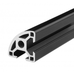 HS3263 Black 3030R T-Slot Aluminum Profiles Extrusion Frame For CNC 25cm/30cm/40cm/50cm/100cm