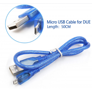 HS3275 Blue 50cm Micro USB cable