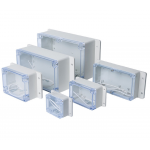 HS3276 Transparent Waterproof Electronic Enclosure Box IP67 with Ears